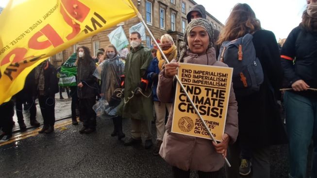 Front Perjuangan Rakyat (FPR) menggelar aksi dan kampanye nasional bertema Global Day of Action for Climate Justice yang digelar secara serentak di beberapa negara. (dokumen FPI)