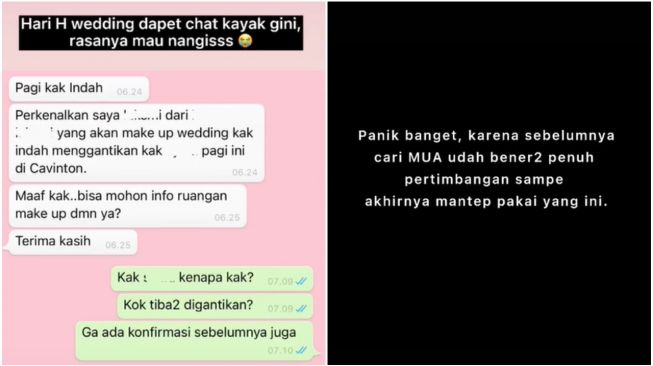 Pengantin Mau Nangis MUA Diganti Pas Hari Pernikahan, Endingnya Disorot (TikTok)