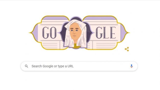 Google Lewat Doodle Tampilkan Roehana Koeddoes, Wartawati Pertama di Indonesia