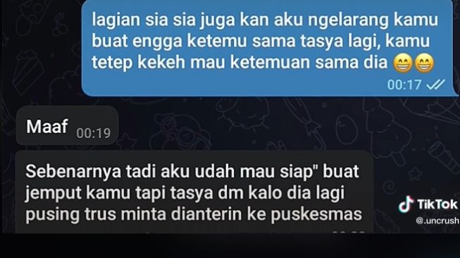 Percakapan sepasang kekasih (TikTok)