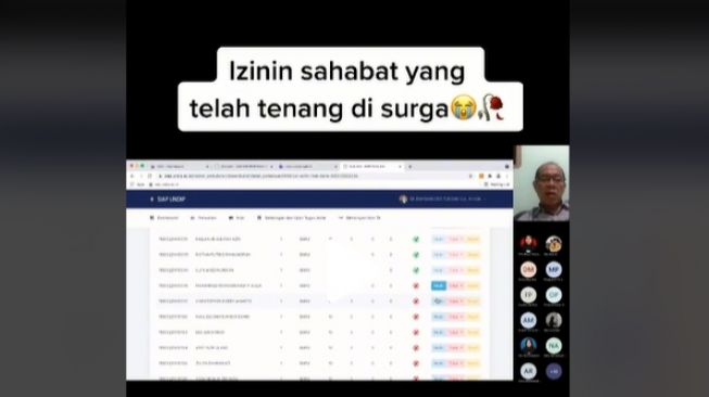 Kelas online mendadak jadi haru (tiktok)