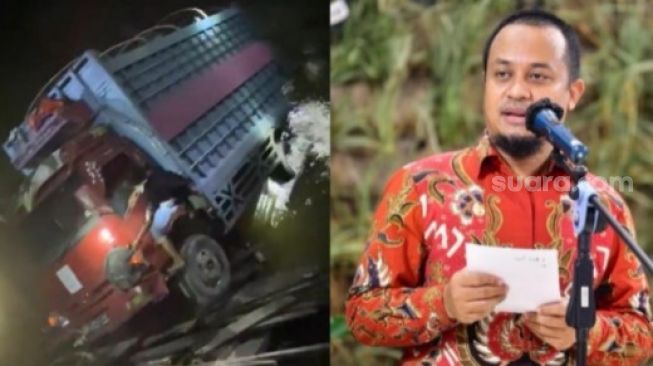 Jembatan Poringan Luwu Ambruk, Plt Gubernur Sulsel: Segera Bangun yang Baru