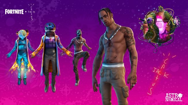 Fortnite Hapus Emote Travis Scott usai Insiden Konser