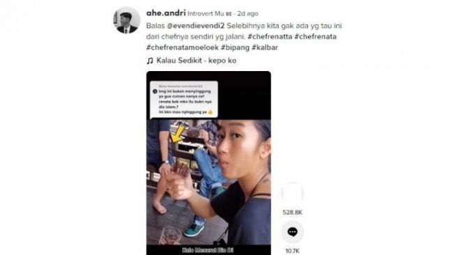 Viral Video Chef Renatta Cicip Babi Panggang, Netizen: Agamanya Apa?