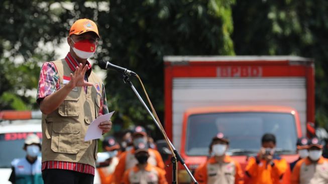 Ganjar Minta Jateng Siaga Bencana, BPBD Pastikan EWS Berfungsi