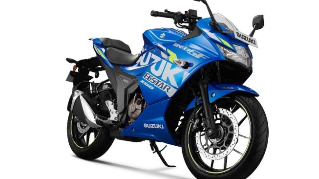 Suzuki Gixxer SF 250 Metallic Triton Blue [PT Suzuki Indomobil Sales].