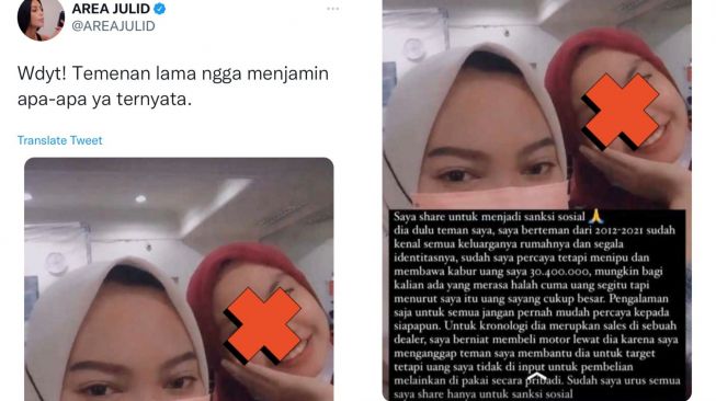 Curhatan Pilu Wanita Ditipu Sahabatnya, Jumlah Uang yang Dibawa Kabur Sangat Fantastis