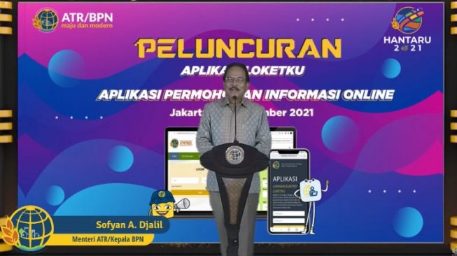 Inovasi Layanan Digital, ATR/BPN Luncurkan Loketku dan Aplikasi Informasi Publik Online