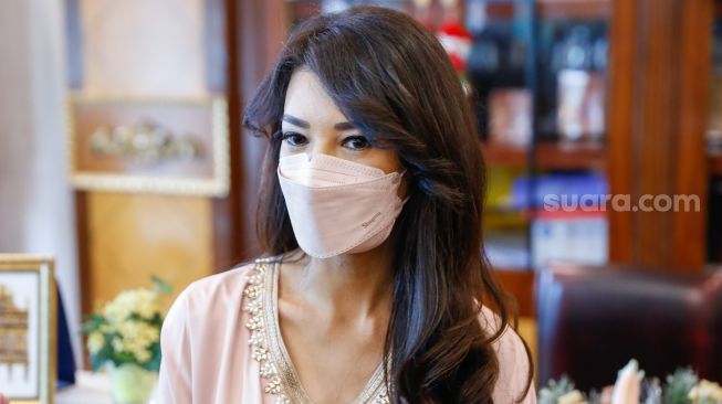 Chef Farah Quinn ketika ditemui di Kebayoran Baru, Jakarta Selatan, Rabu (10/11/2021). [Suara.com/Alfian Winanto]