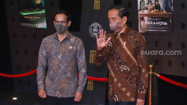Jokowi Sebut Indonesia Beruntung Punya Menteri seperti Nadiem Makarim