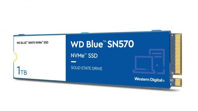 Western Digital, pada Rabu (10/11/2021) meluncurkan WD Blue SN570 NVMe SSD yang diklaim lebih cepat dan aman. [Dok Wester Digital]