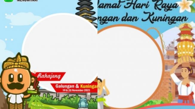 100 Twibbon Hari Raya Galungan, Lengkap dengan Link Download dan Ucapan