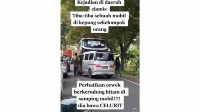 Sakit Hati dengan Netizen, Wanita Ini Bantah Bawa Celurit saat Ada Cekcok di Ciamis