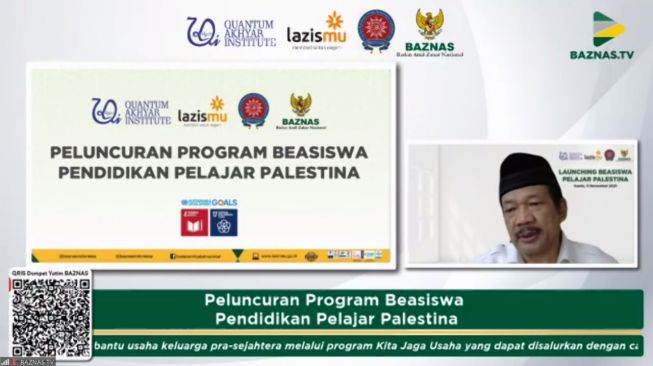 Baznas Luncurkan Program Beasiswa Pendidikan untuk Pelajar Palestina