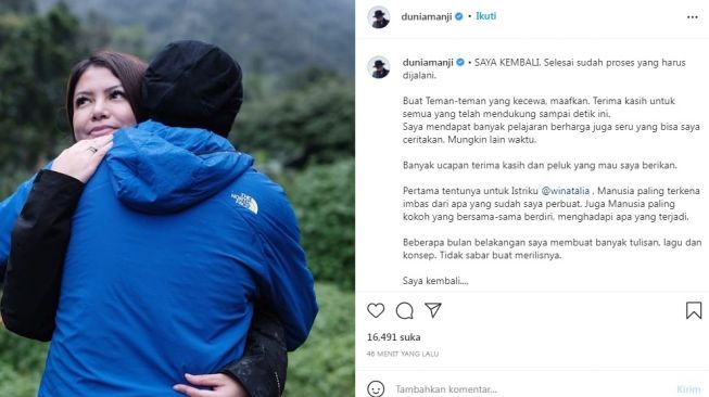 Unggahan Anji [Instagram/@duniamanji]
