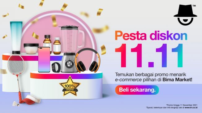 Pesta Diskon 11.11. [Tri Indonesia]
