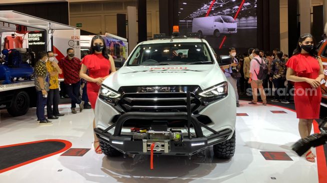 All New Isuzu mu-X 4x4 [Suara.com/Manuel Jeghesta Nainggolan].