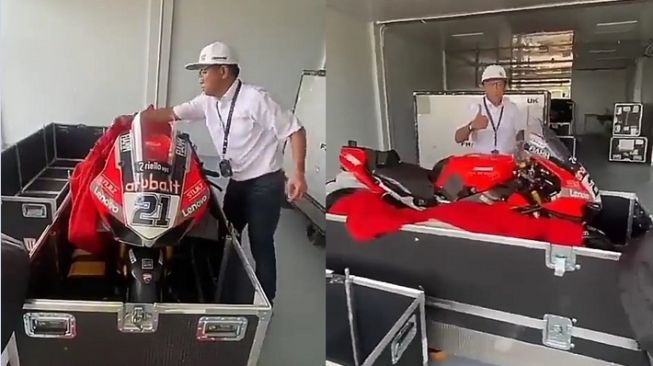 Viral Video Oknum Petugas Unboxing Kargo Tanpa Izin, Ducati Tidak Marah, tapi...