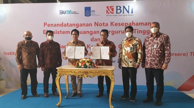 BNI Kick Off Campus Financial Ecosystem di Universitas Kristen Petra dan ITS