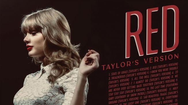 Fakta Album Red ‘Taylor’s Version’ (Instagram/@taylorswift) 