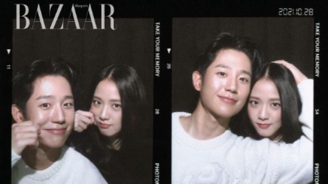 Jung Hae In dan Jisoo BLACKPINK Pamer Kemesraan di Majalah Harper's Bazaar