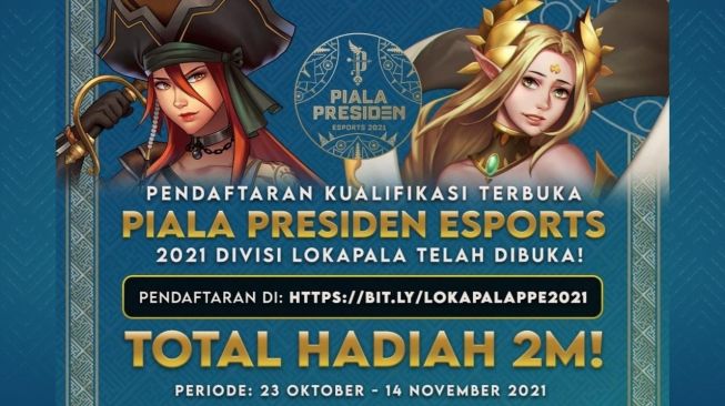 200 Atlet Siap Bertarung di Grand Final Piala Presiden Esports 2021