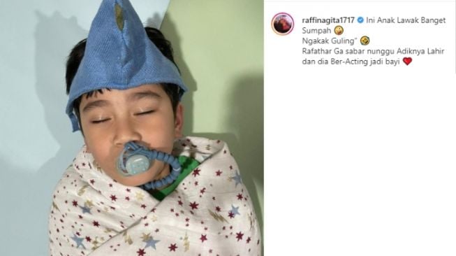 Rafathar Malik Ahmad. (Instagram/@raffinagita1717)