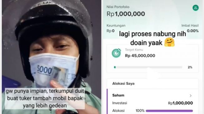 Haru, Perjuangan Driver Ojol Nabung Demi Bisa Belikan Mobil Buat Sang Ayah