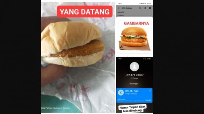 Burger Tidak Sama Dengan Gambar, Warga Palopo Akan Gugat KFC ke Pengadilan