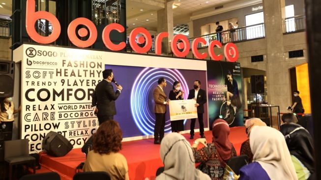 Bocorocco menggelar exclusive exhibition "Technology for Health & Fashion” pada tanggal 9-14 November 2021 di Plaza Senayan Main Atrium, Jakarta. [dokumentasi pribadi]