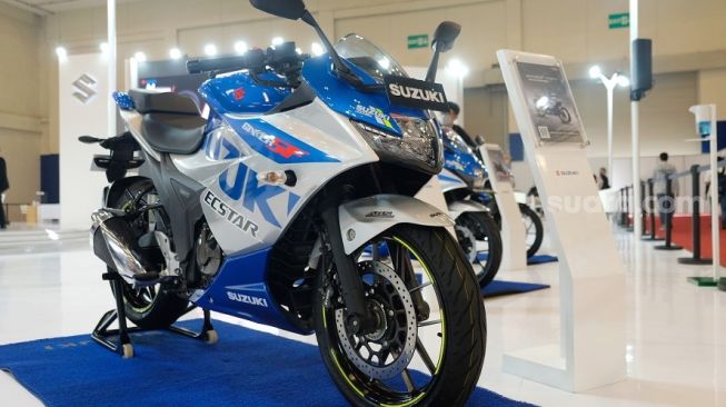 Suzuki Gixxer SF 250 di Indonesia beredar di bawah 100 unit [Suara.com/Manuel Jeghesta Nainggolan].