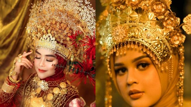 6 Potret Adu Gaya Prewedding Adat Aceh Ria Ricis Vs Cut Meyriska, Memukau!