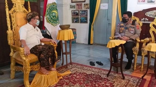 Kapolres Cirebon Kota Sambangi Sultan Aloeda II di Umah Kulon Keraton Kasepuhan, Ada Apa?