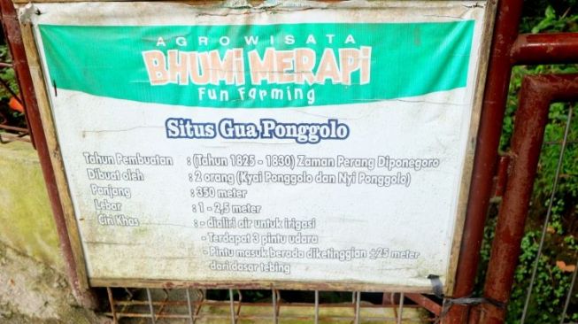 Ada sejak Zaman Perang Diponegoro, Gua Ponggolo Jadi Situs Bersejarah di Bhumi Merapi