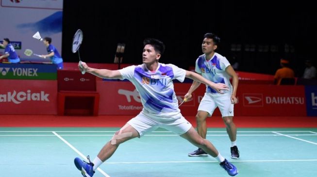 Pramudya / Yeremia Tumbang di Babak Kedua Indonesia Open 2021