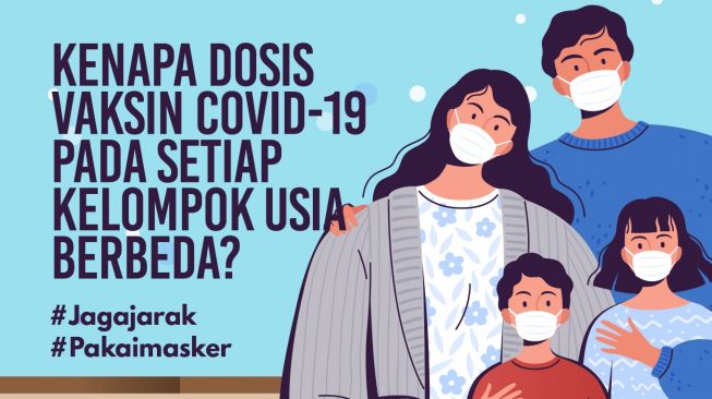 INFOGRAFIS :  Dosis Vaksin Covid-19 pada Setiap Kelompok Usia Berbeda?