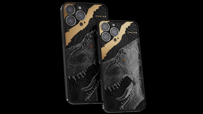 Mewah, iPhone 13 Pro Berlapis Gigi Tyrannosaurus Terjual dengan Harga Fantastis