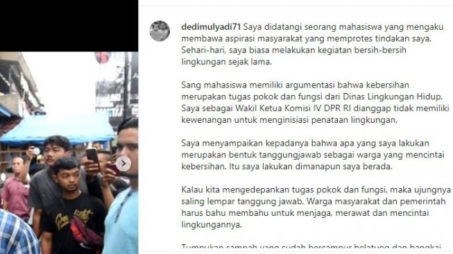 Unggahan Dedi Mulyadi.[Instagram]