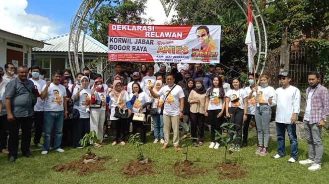 Ribuan Relawan Beraksi di Jabar Siap Dukung Anies Baswedan di Pilpres 2024