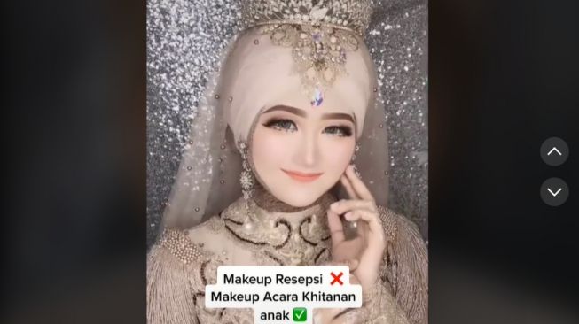 Hasil riasan untuk acara khitanan bikin salfok (tiktok)