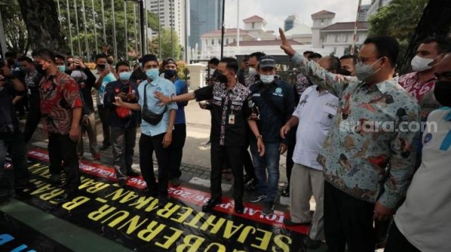 Ditanya Wartawan Soal Formula E Jakarta, Anies Bilang Begini