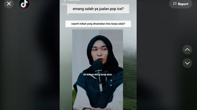 Viral Perempuan Singgung Penjual Pop Ice, Warganet Ini Beri Jawaban Telak