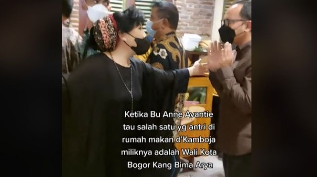 Anne Avantie dan Bima Arya (tiktok)