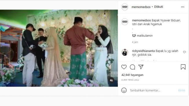 Viral Bapak-bapak Nyawer di Acara Nikahan, Istri dan Anak Malah Ngamuk ke Biduannya