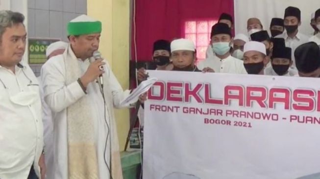 Dukung Ganjar Pranowo dan Puan, Santri di Bogor: Mewakili Kaum Agamis dan Nasionalis