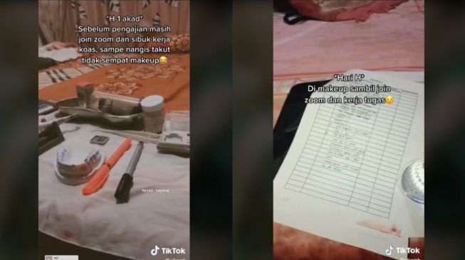 Curhat Pengantin Wanita Menikah sambil Kuliah (tiktok.com/@stiqmh)