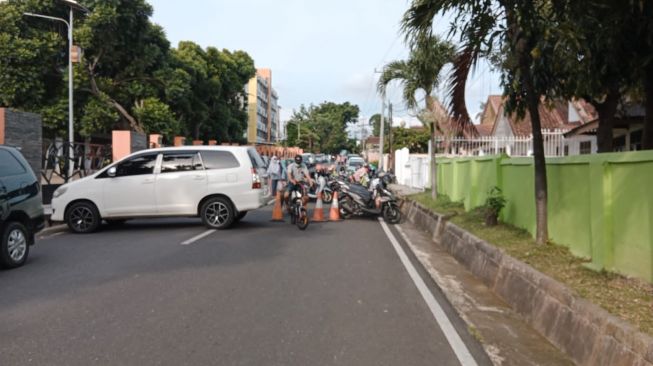 Marak Parkir Liar di Wisata Kuliner Taman Bung Karno Bandar Lampung