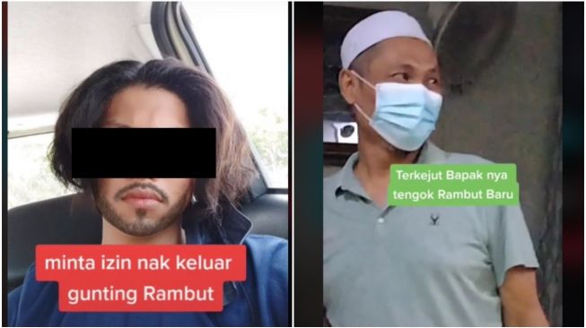 Cowok Gondrong Izin Keluar Potong Rambut, Pas Pulang Ortu Kaget Lihat Gaya Rambut Barunya