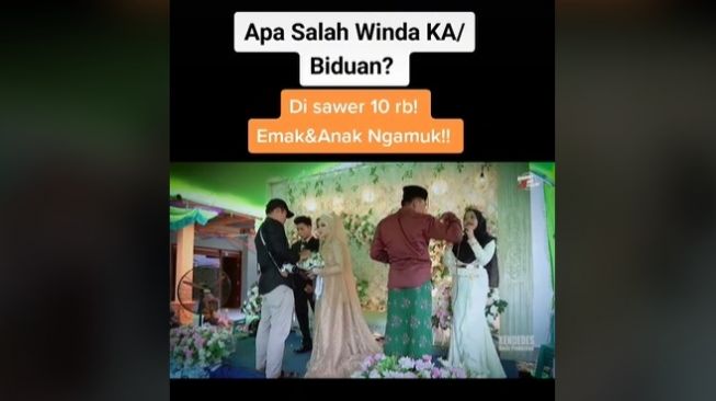 Pria Nyawer Dimarahi Istri, Anak Ngamuk ke Biduan Jadi Sorotan