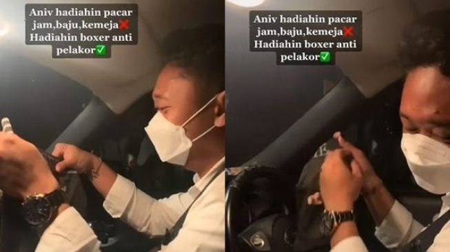 Viral Cewek Hadiahi Pacar Boxer Anti Selingkuh, Gambarnya Bikin Melongo